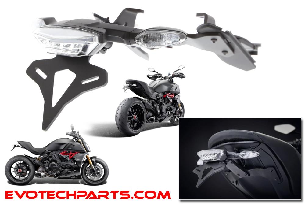 Ducati Diavel 1260 Kennzeichenträger ab 2019 von Evotech Performance